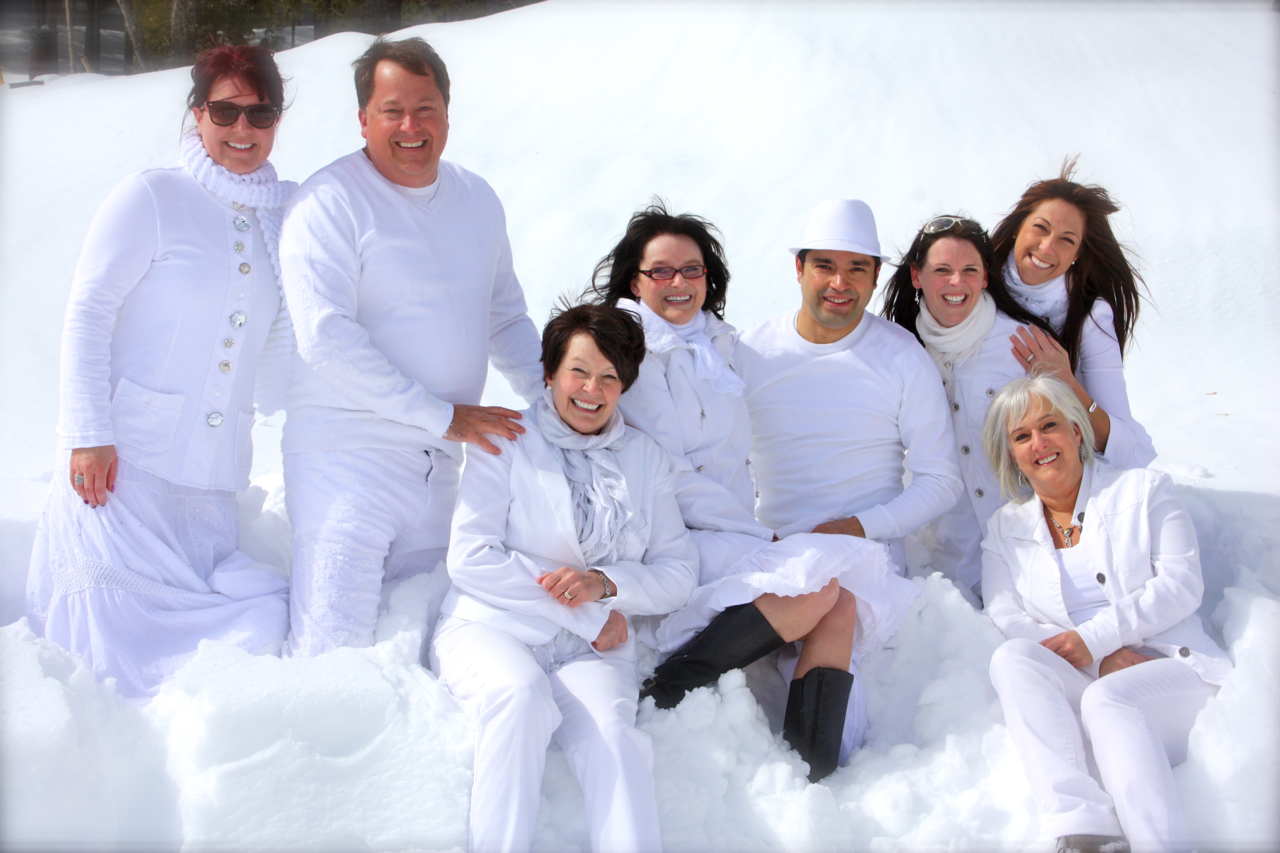 L'équipe du Diner en Blanc Edmundston 2014